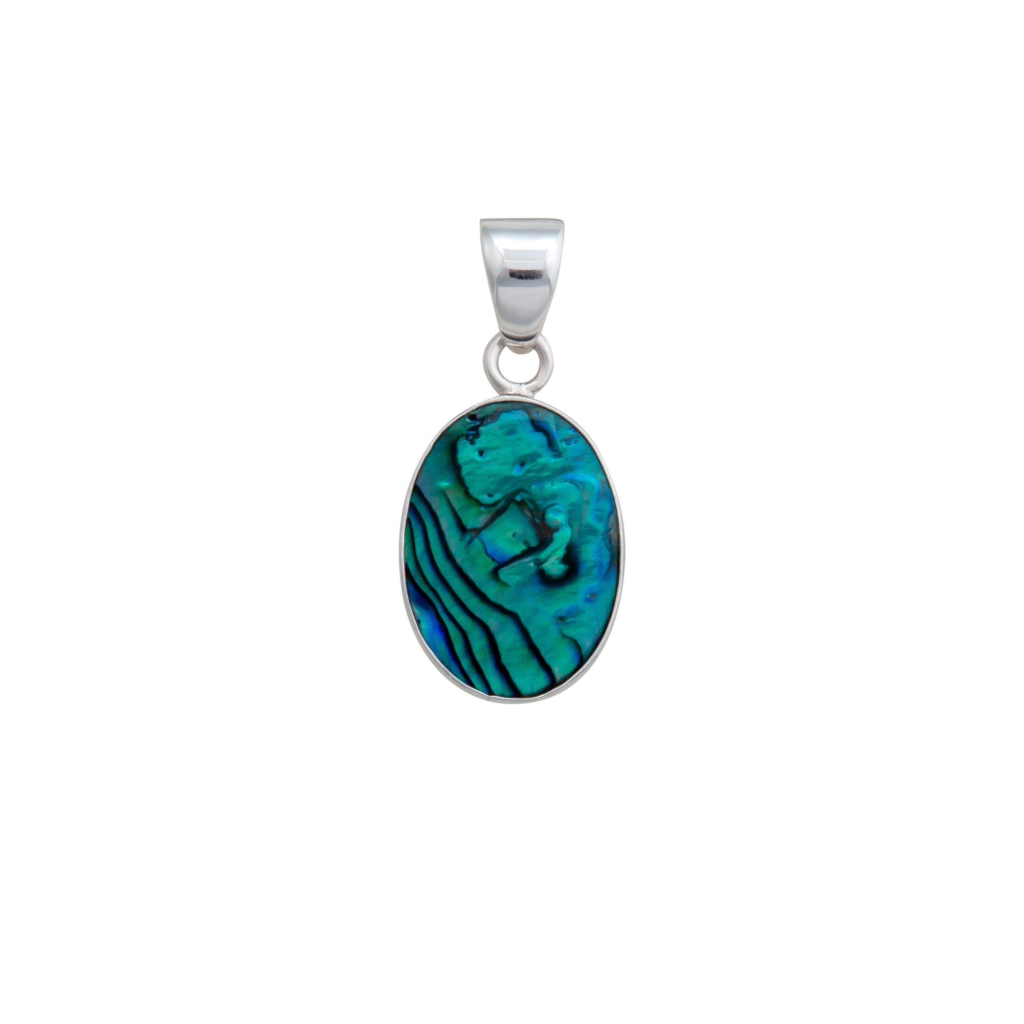 Sterling Silver Abalone Pendant | Charles Albert Jewelry