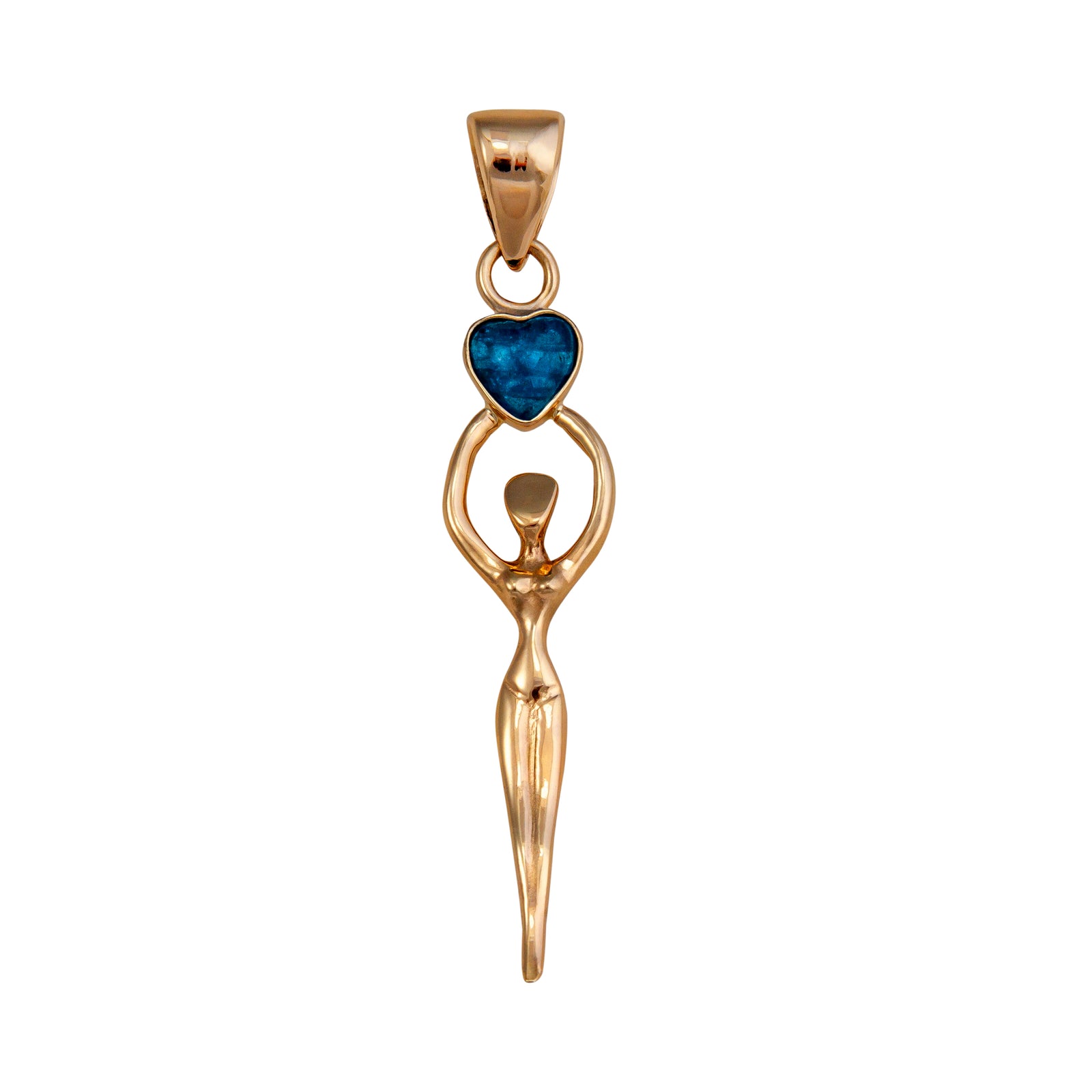 Alchemia Apatite Heart Goddess Pendant | Charles Albert Jewelry