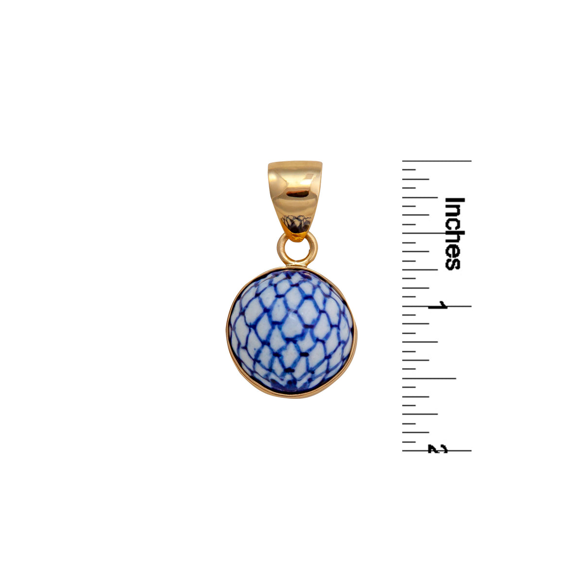 Alchemia Blu Mermaid Ceramic Pendant | Charles Albert Jewelry
