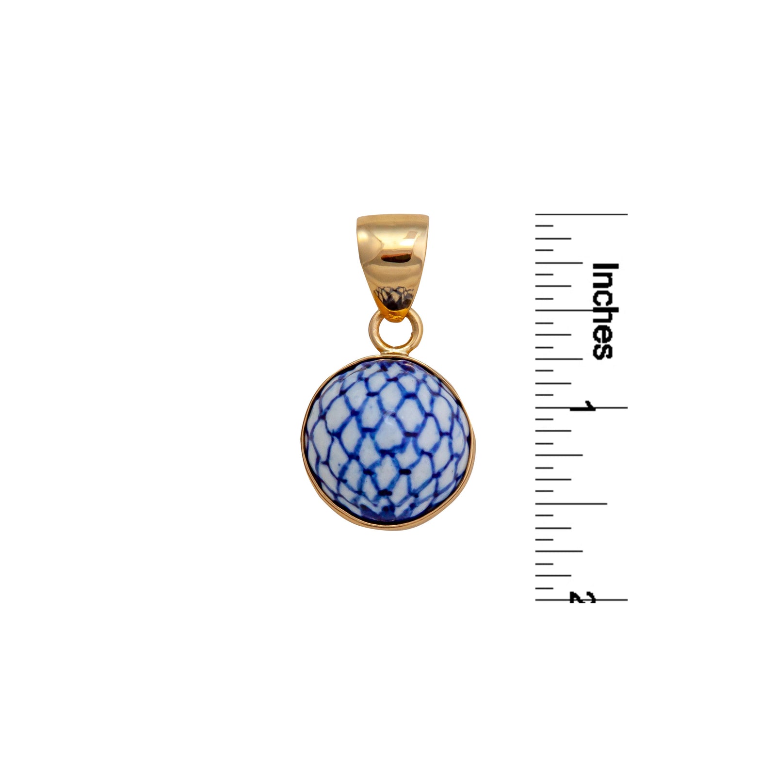Alchemia Blu Mermaid Ceramic Pendant | Charles Albert Jewelry