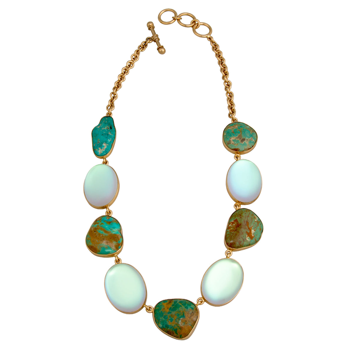 Alchemia Luminite & Campo Frio Turquoise Necklace | Charles Albert Jewelry
