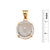 Alchemia Clear Quartz Round Prong Set Pendant | Charles Albert Jewelry
