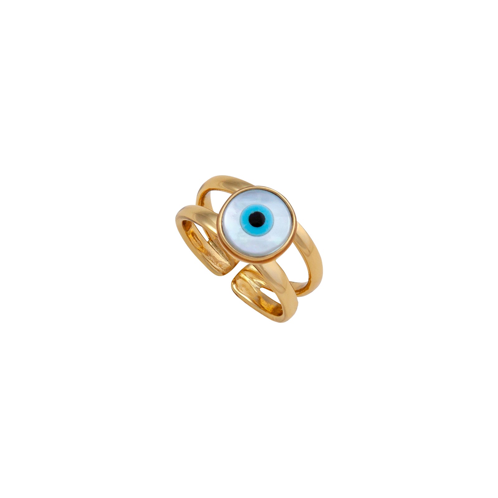 Alchemia Evil Eye Cuff Ring | Charles Albert Jewelry