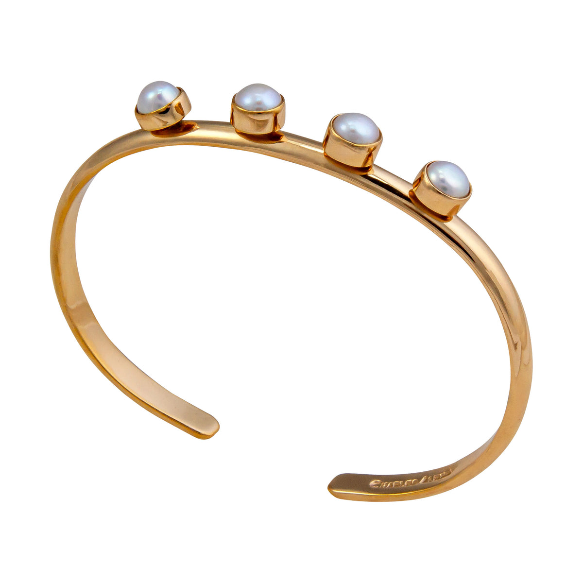 Alchemia Four Pearl Mini Cuff | Charles Albert Jewelry