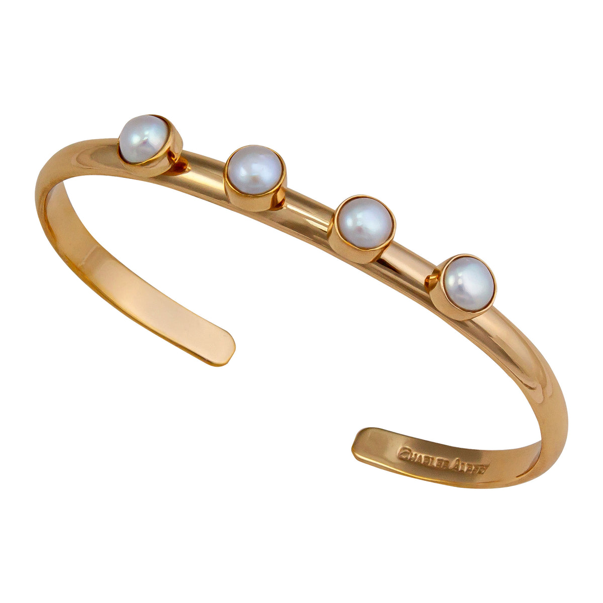 Alchemia Four Pearl Mini Cuff | Charles Albert Jewelry