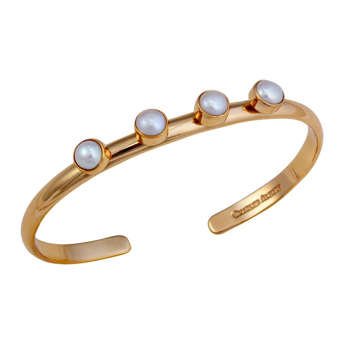 Alchemia Four Pearl Mini Cuff | Charles Albert Jewelry