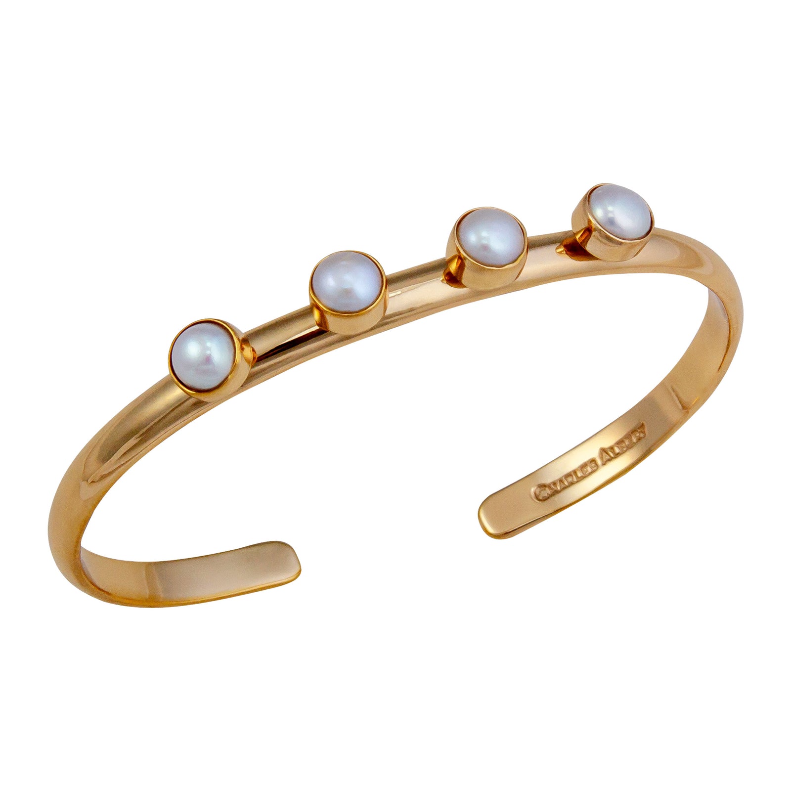 Alchemia Four Pearl Mini Cuff | Charles Albert Jewelry