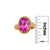 Alchemia Lab Created Pink Sapphire Rope Ring