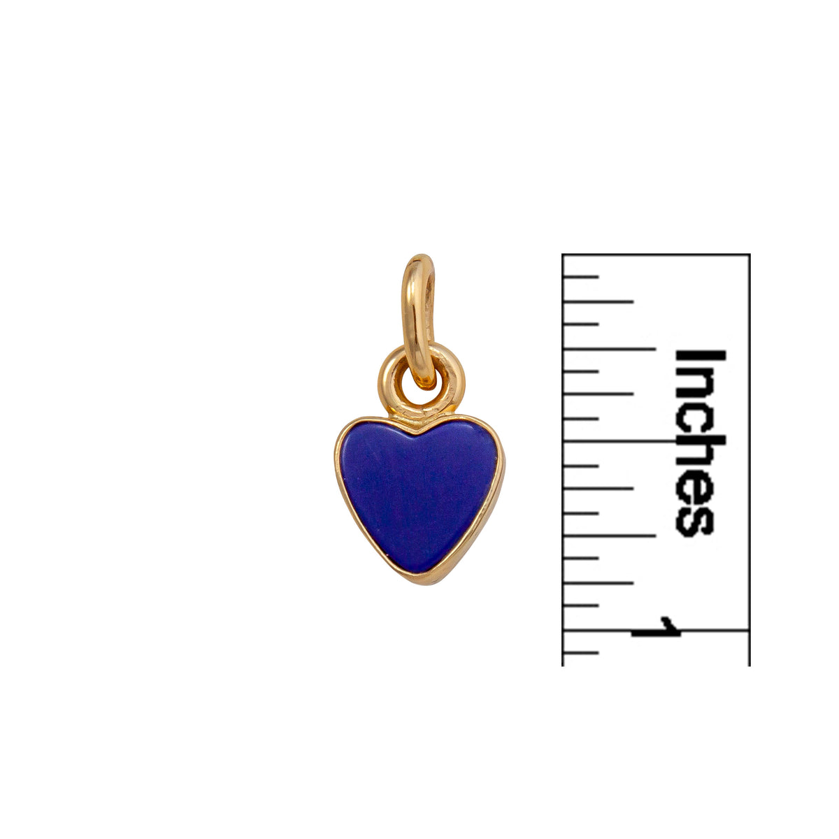 Alchemia Lapis Lazuli Heart Charm Pendant | Charles Albert Jewelry