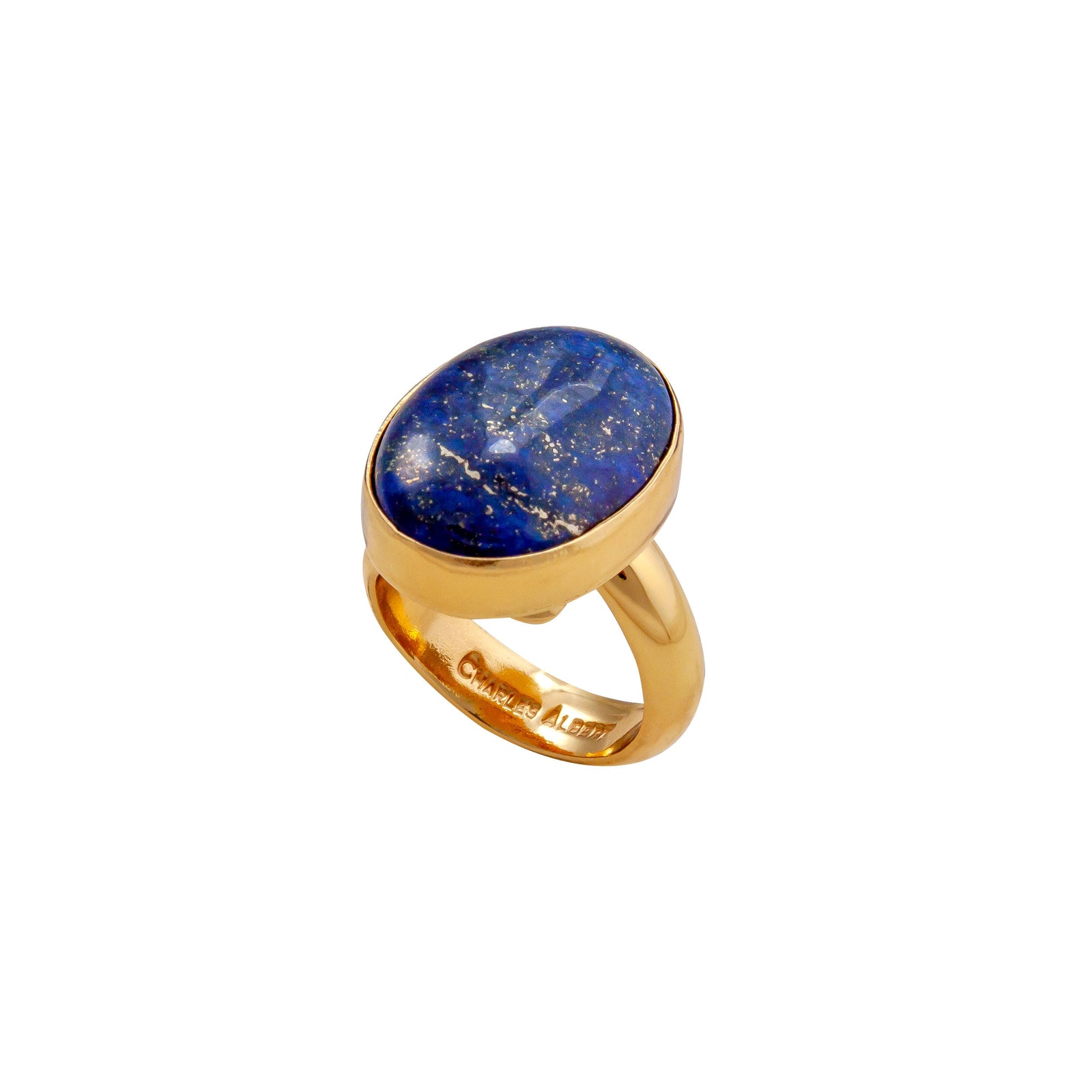 Alchemia Lapis Lazuli Oval Adjustable Ring | Charles Albert Jewelry