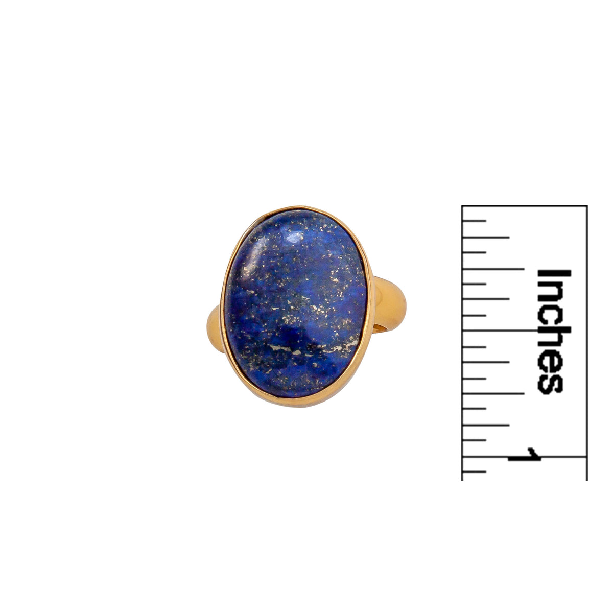 Alchemia Lapis Lazuli Oval Adjustable Ring | Charles Albert Jewelry