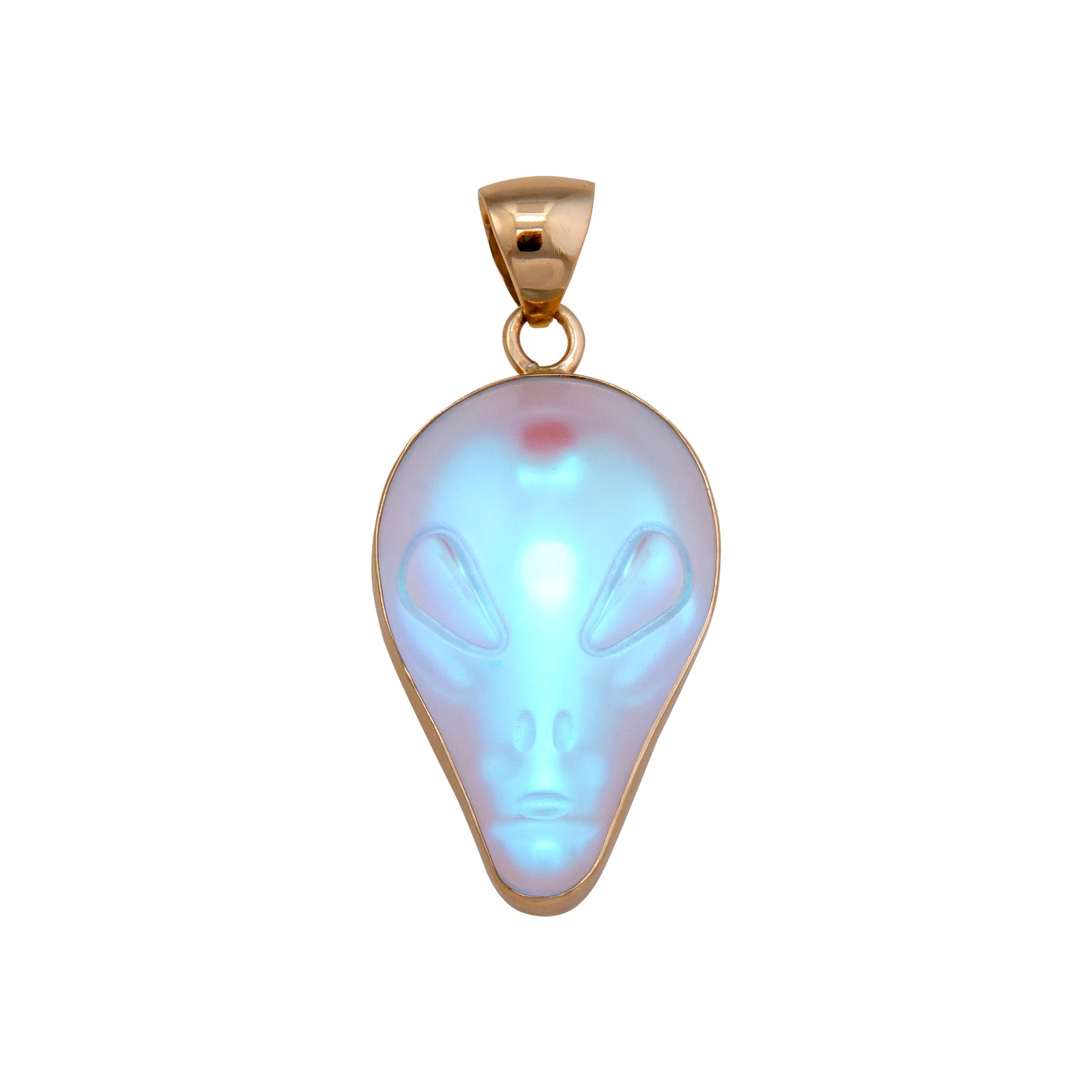 Alchemia Luminite Alien Head Pendant | Charles Albert Jewelry