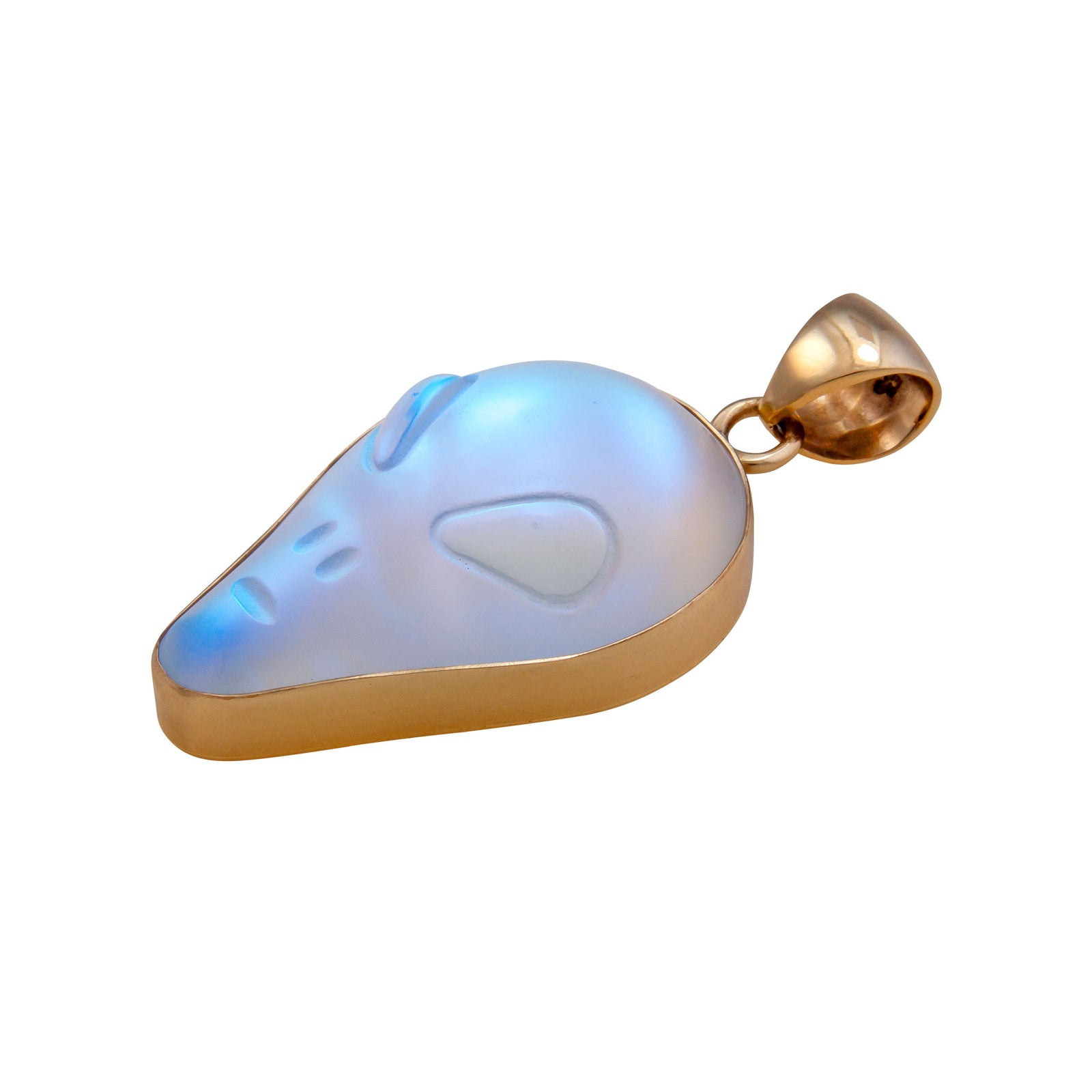 Alchemia Luminite Alien Head Pendant | Charles Albert Jewelry