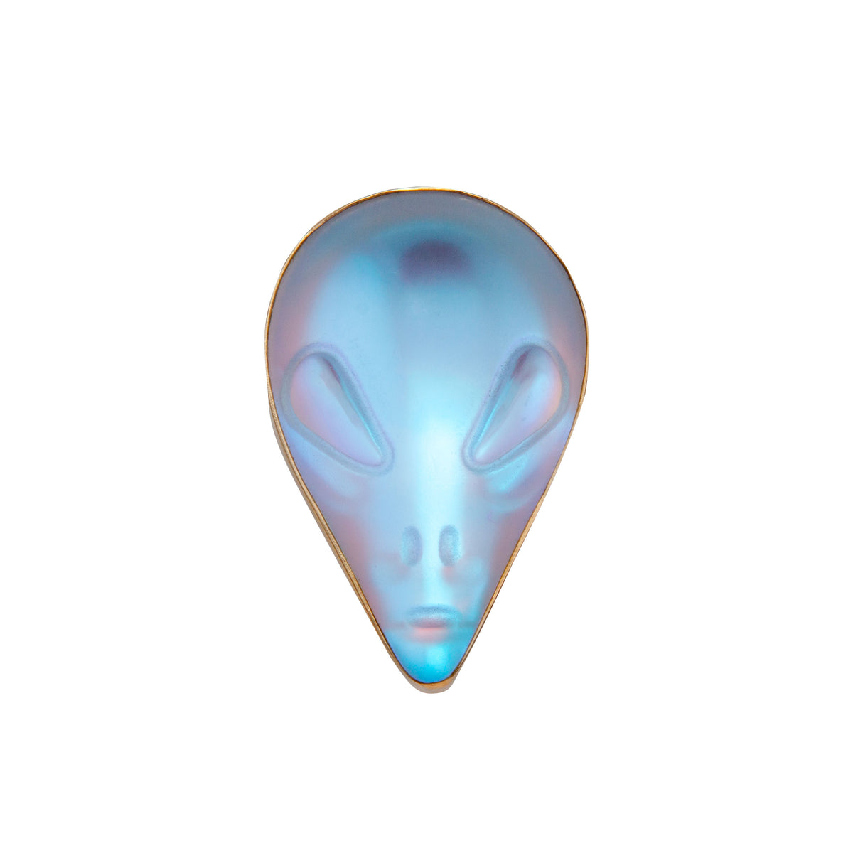 Alchemia Luminite Alien Head Statement Ring | Charles Albert Jewelry