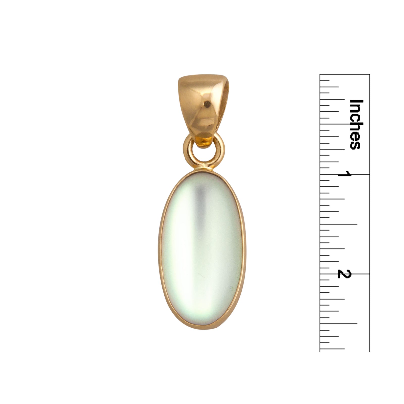 Alchemia Smaller Oval Luminite Pendant | Charles Albert Jewelry