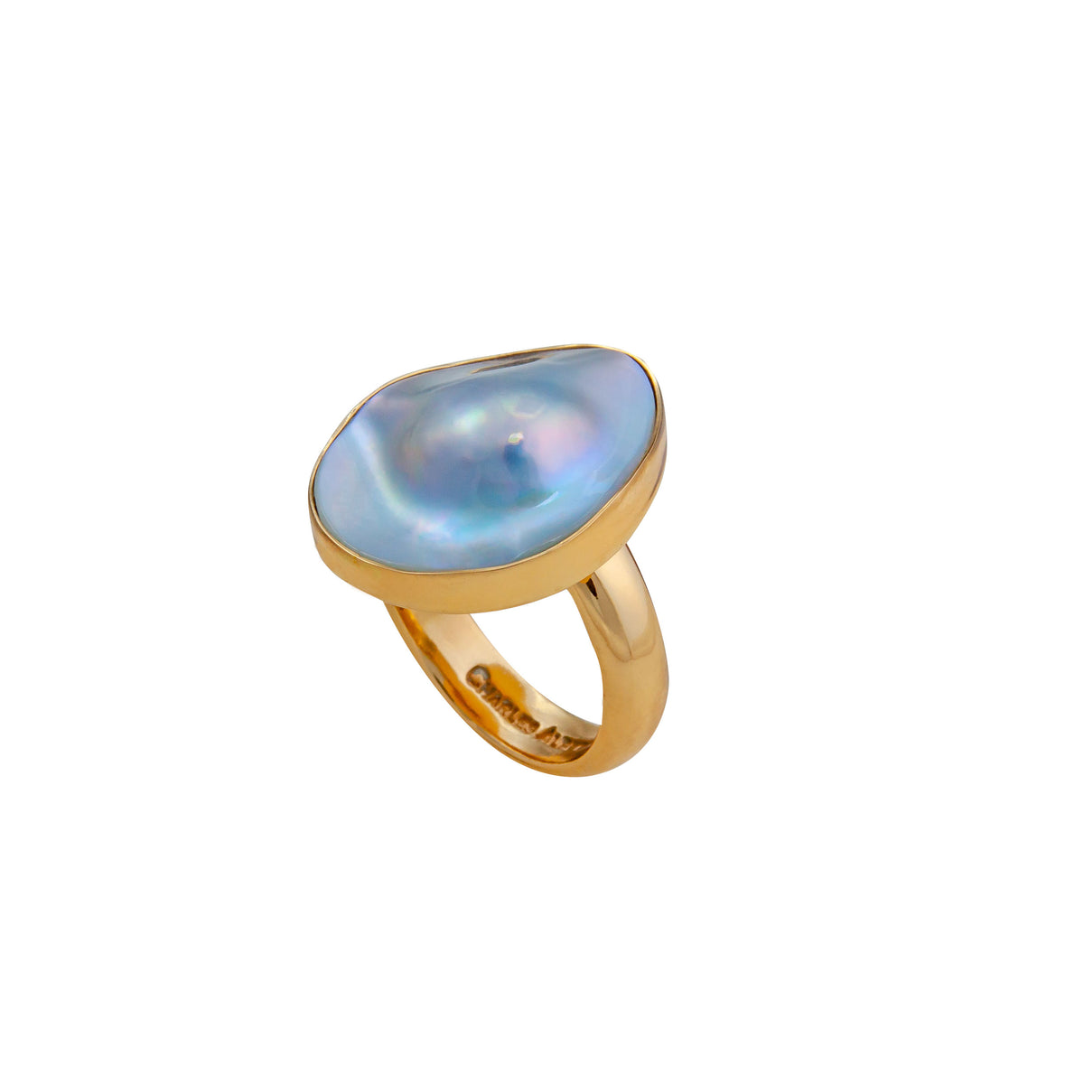 Alchemia Mabe Blister Pearl Adjustable Ring | Charles Albert Jewelry