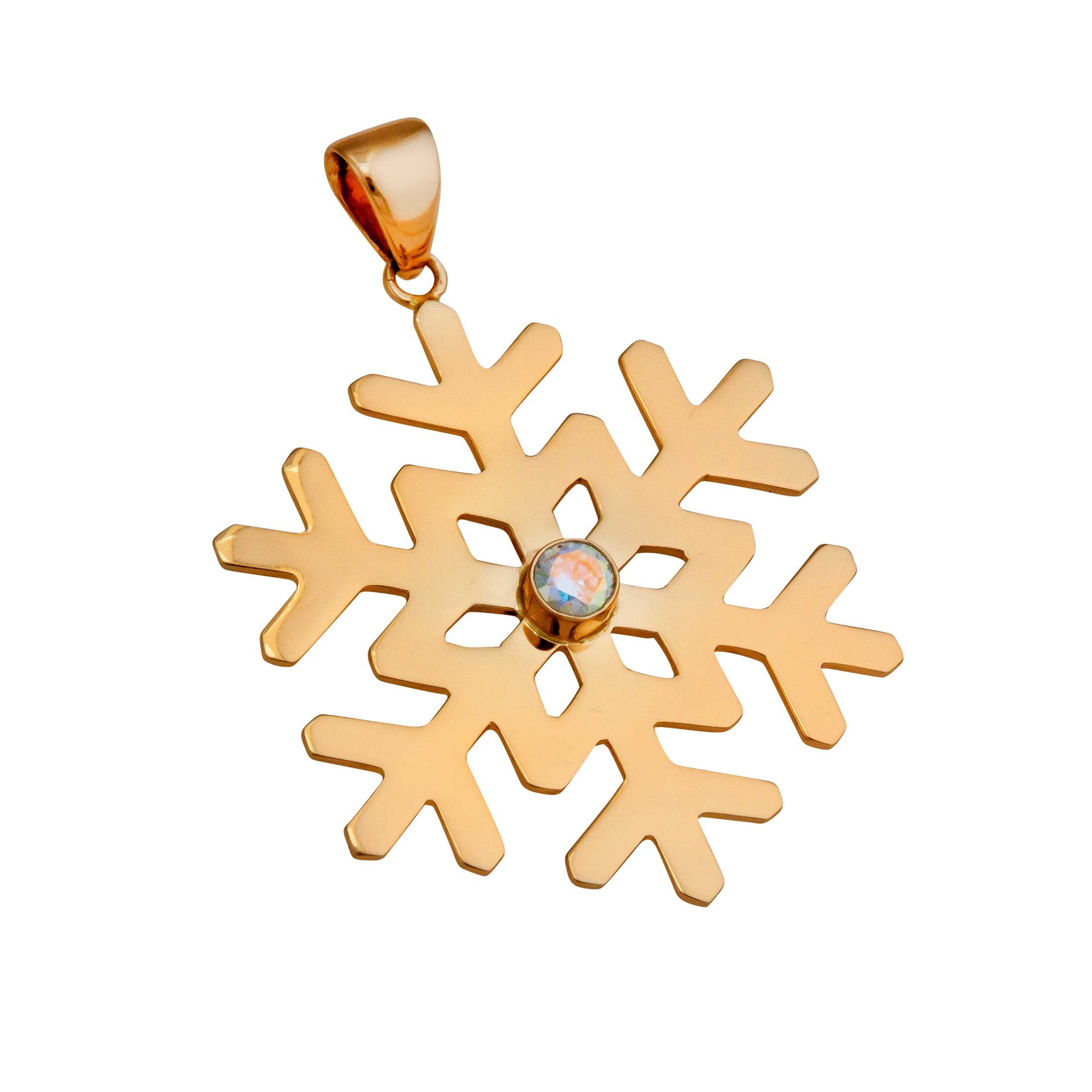 Alchemia Mercury Mist CZ Snowflake Pendant | Charles Albert Jewelry