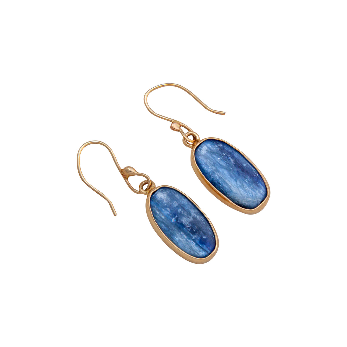 Alchemia Kyanite Oval Drop Earrings | Charles Albert Jewelry