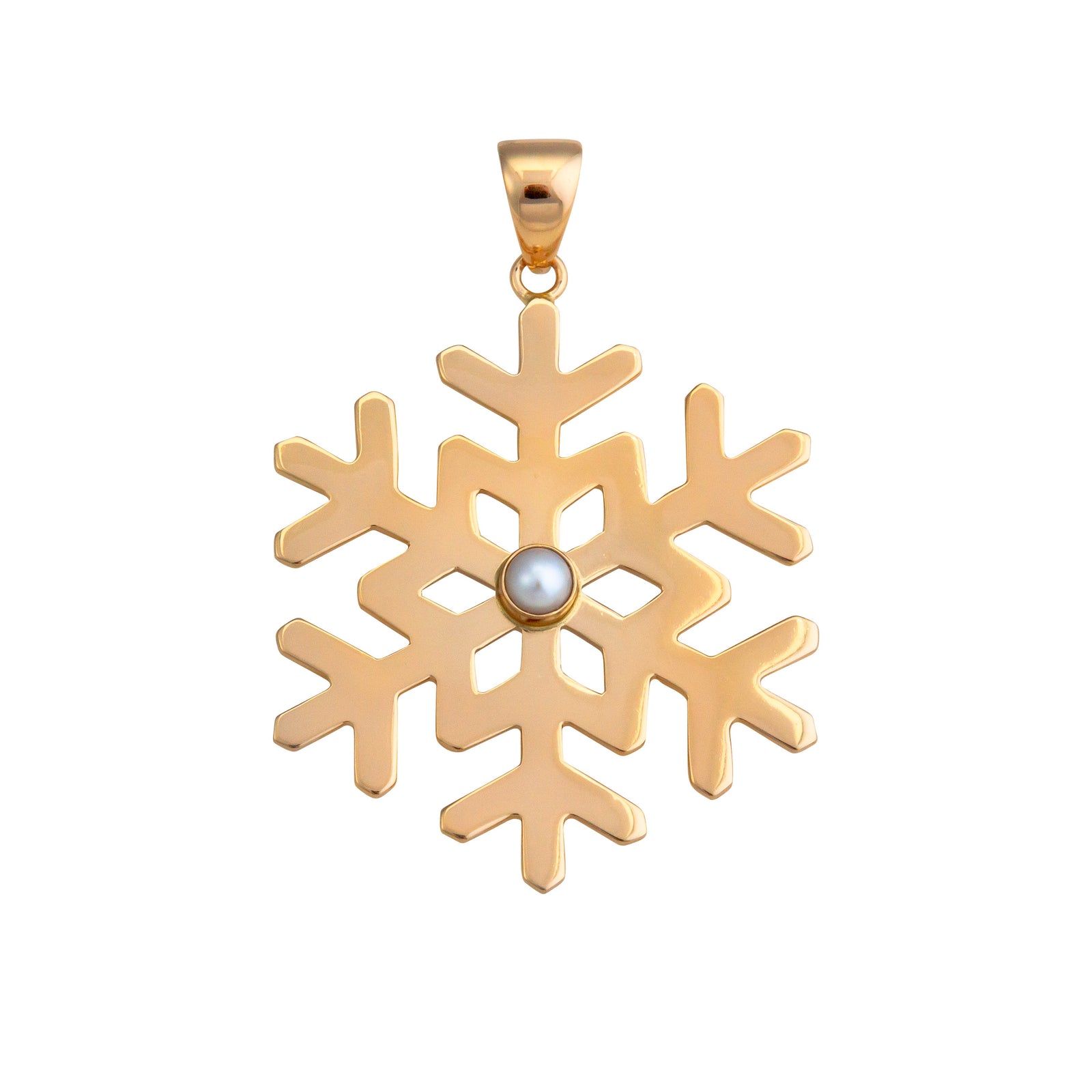 Alchemia Pearl Snowflake Pendant | Charles Albert Jewelry