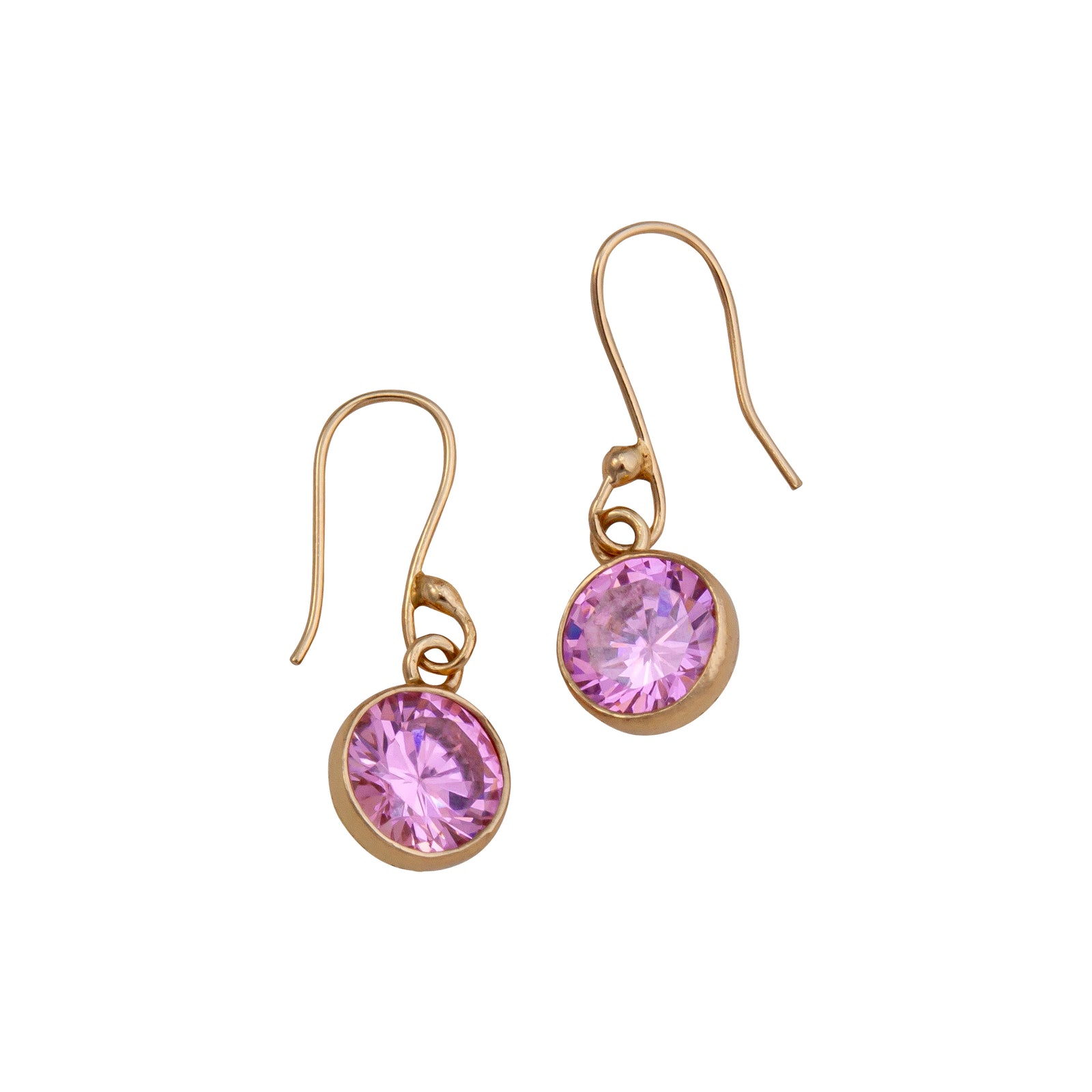Alchemia Pink CZ Drop Earrings