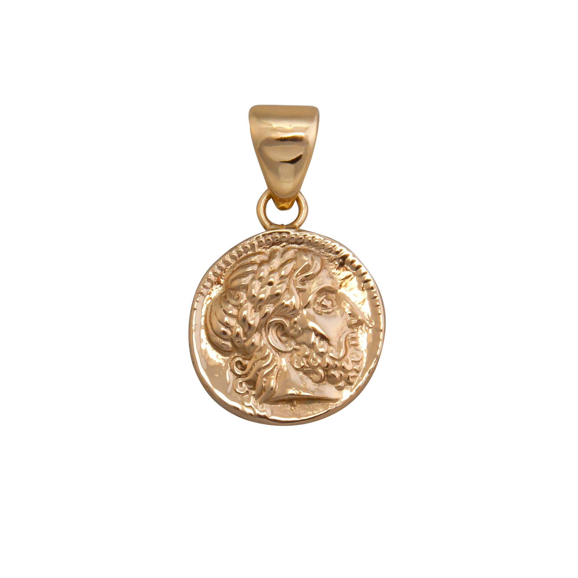 Alchemia Replica Greek Coin Reversible Pendant | Charles Albert Jewelry