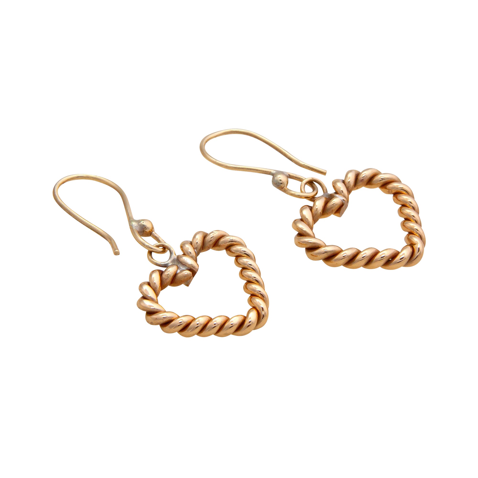 Alchemia Rope Heart Earrings | Charles Albert Jewelry