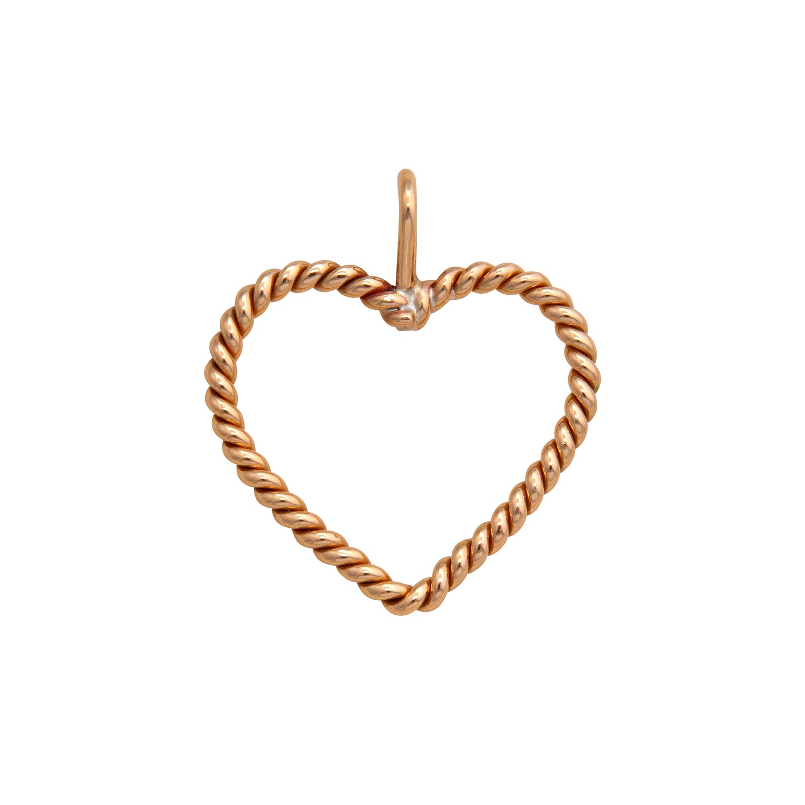 Alchemia Rope Heart Pendant | Charles Albert Jewelry