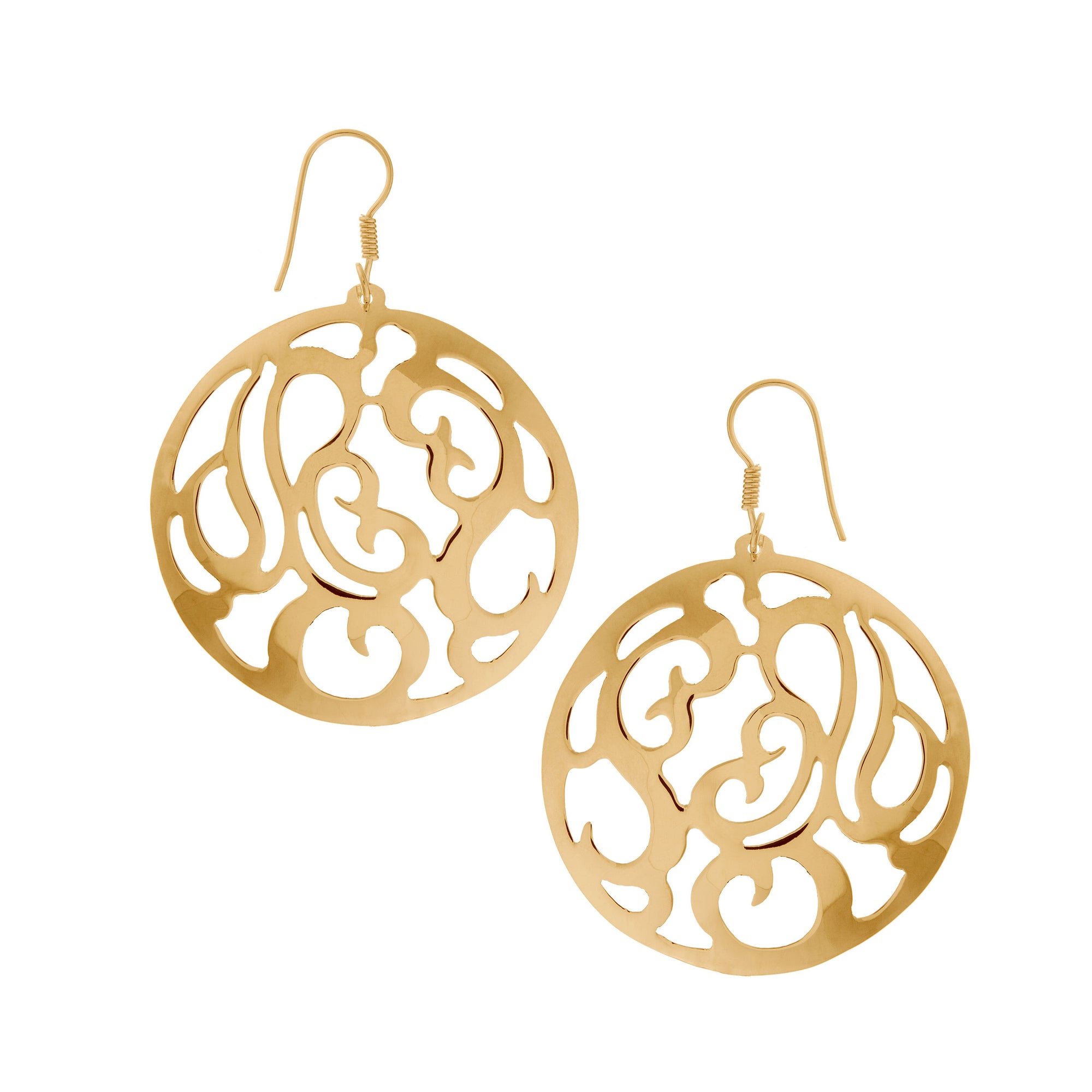 Alchemia Patterned Round Earrings | Charles Albert Jewelry