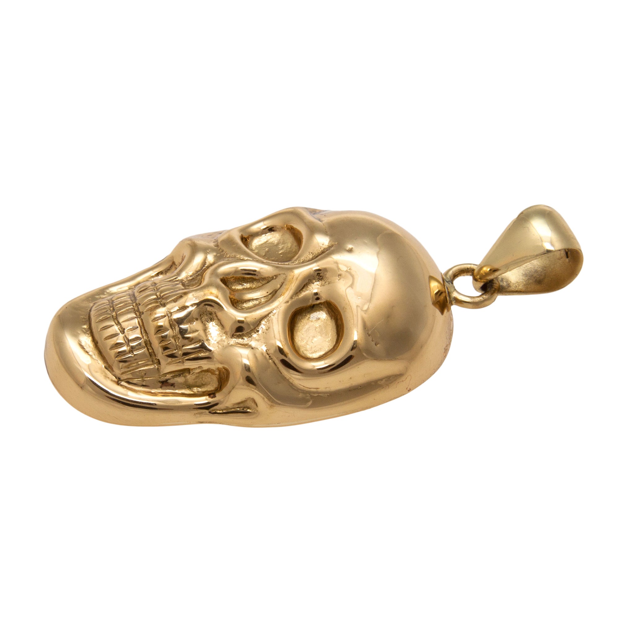 Alchemia Solid Skull Pendant | Charles Albert Jewelry