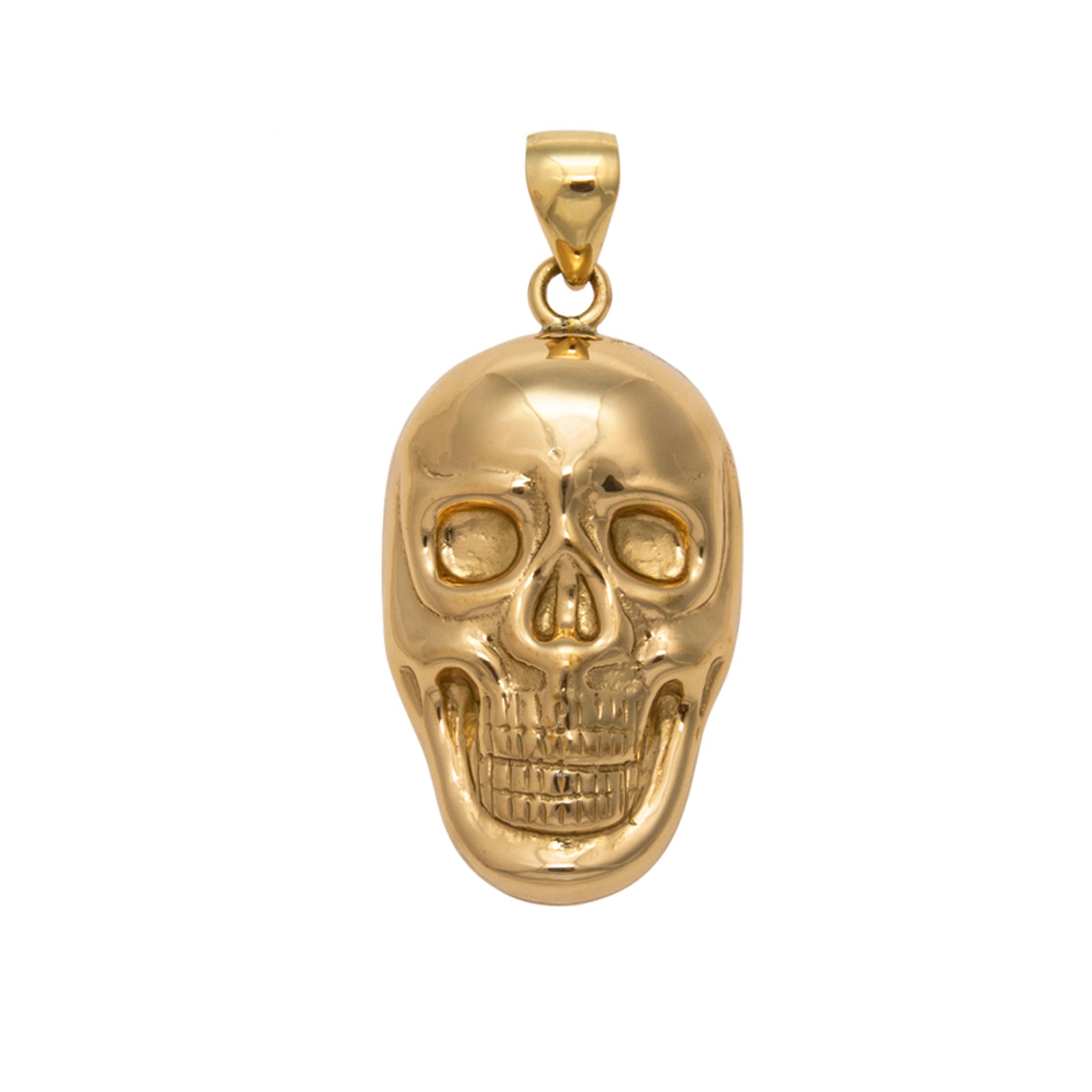 Alchemia Solid Skull Pendant | Charles Albert Jewelry