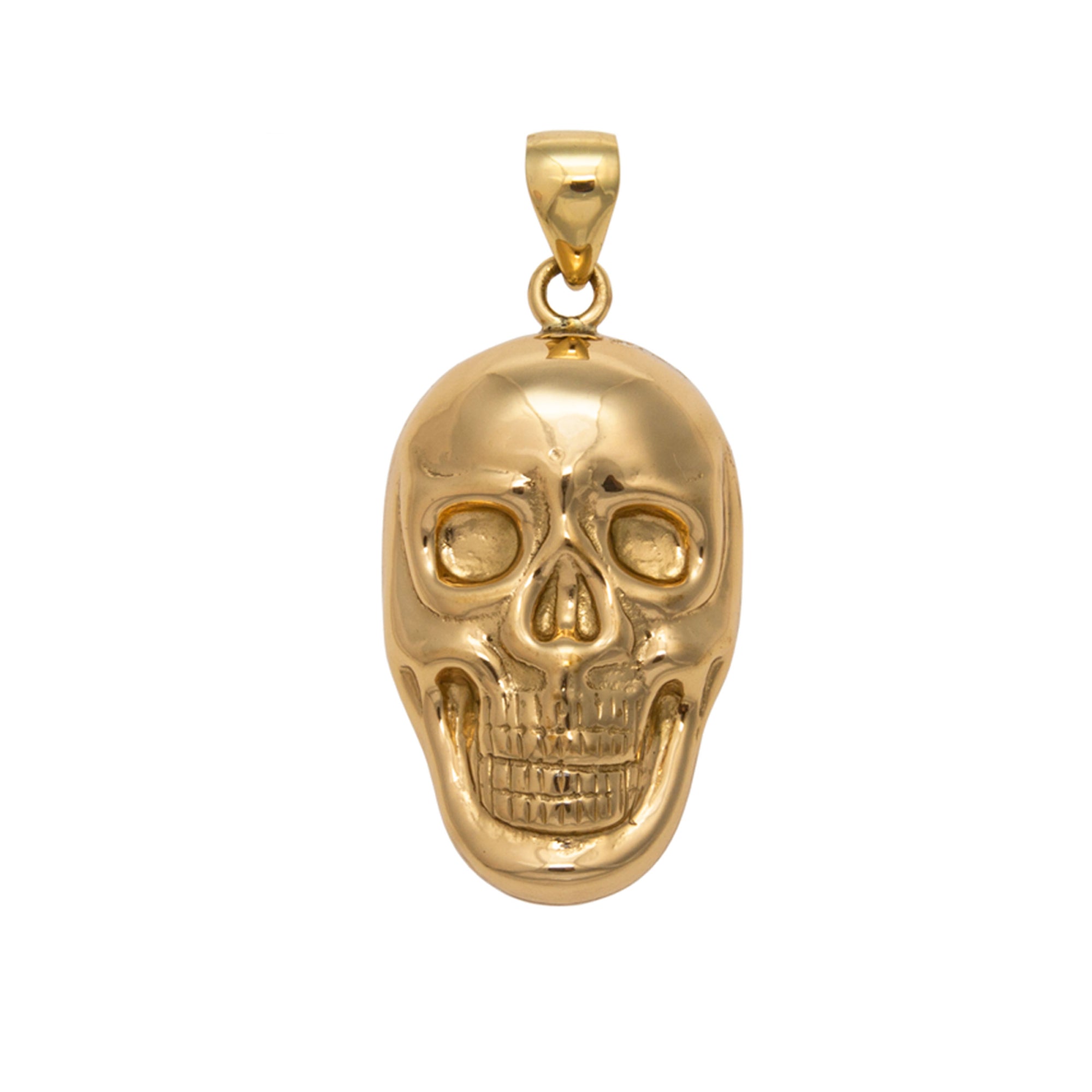 Alchemia Solid Skull Pendant | Charles Albert Jewelry