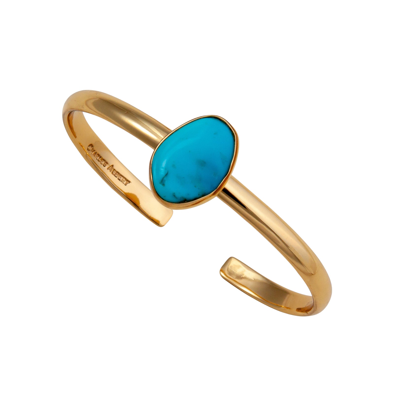 Alchemia Sleeping Beauty Turquoise Mini Cuff | Charles Albert Jewelry