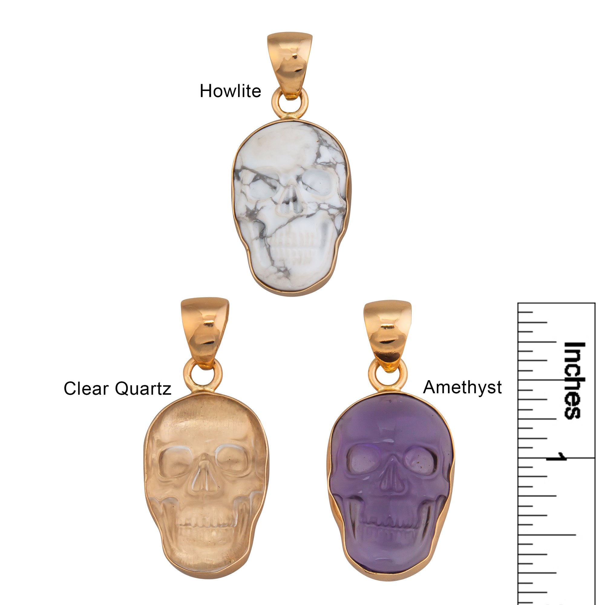 Alchemia Small Skull Pendant | Charles Albert Jewelry