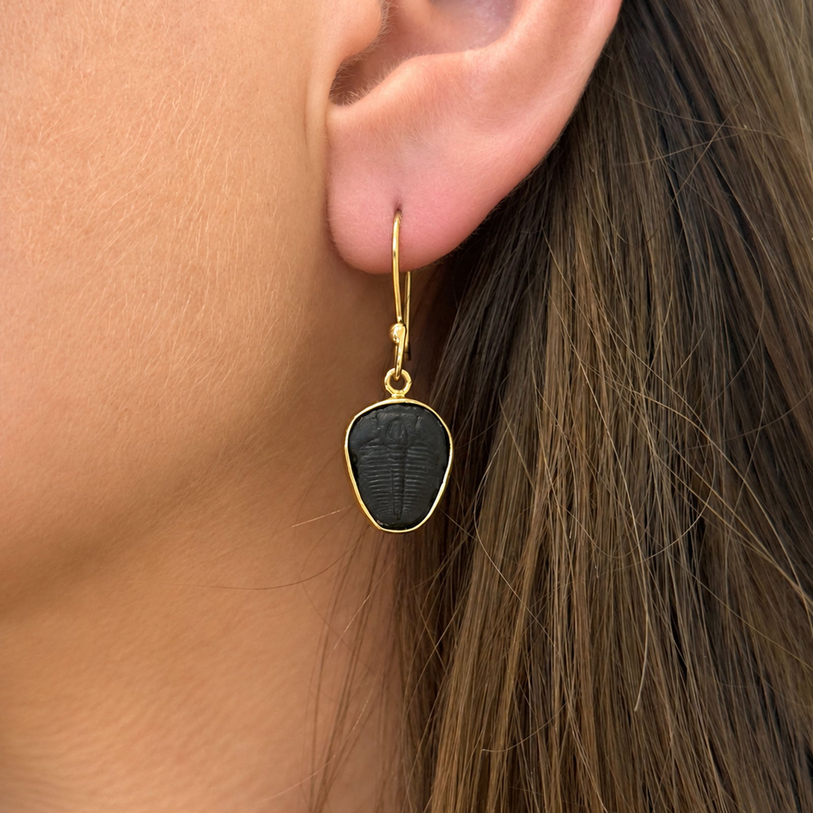 Alchemia Trilobite Drop Earrings | Charles Albert Jewelry