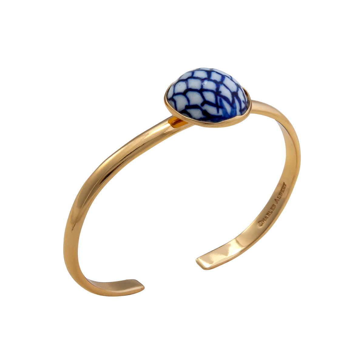 Alchemia Blu Mermaid Ceramic Mini Cuff | Charles Albert Jewelry
