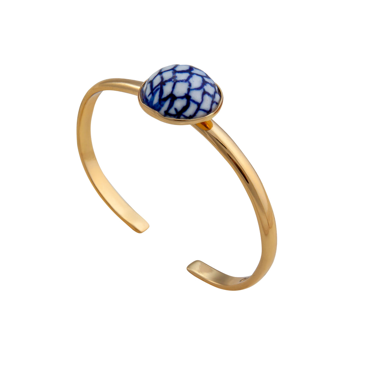 Alchemia Blu Mermaid Ceramic Mini Cuff | Charles Albert Jewelry