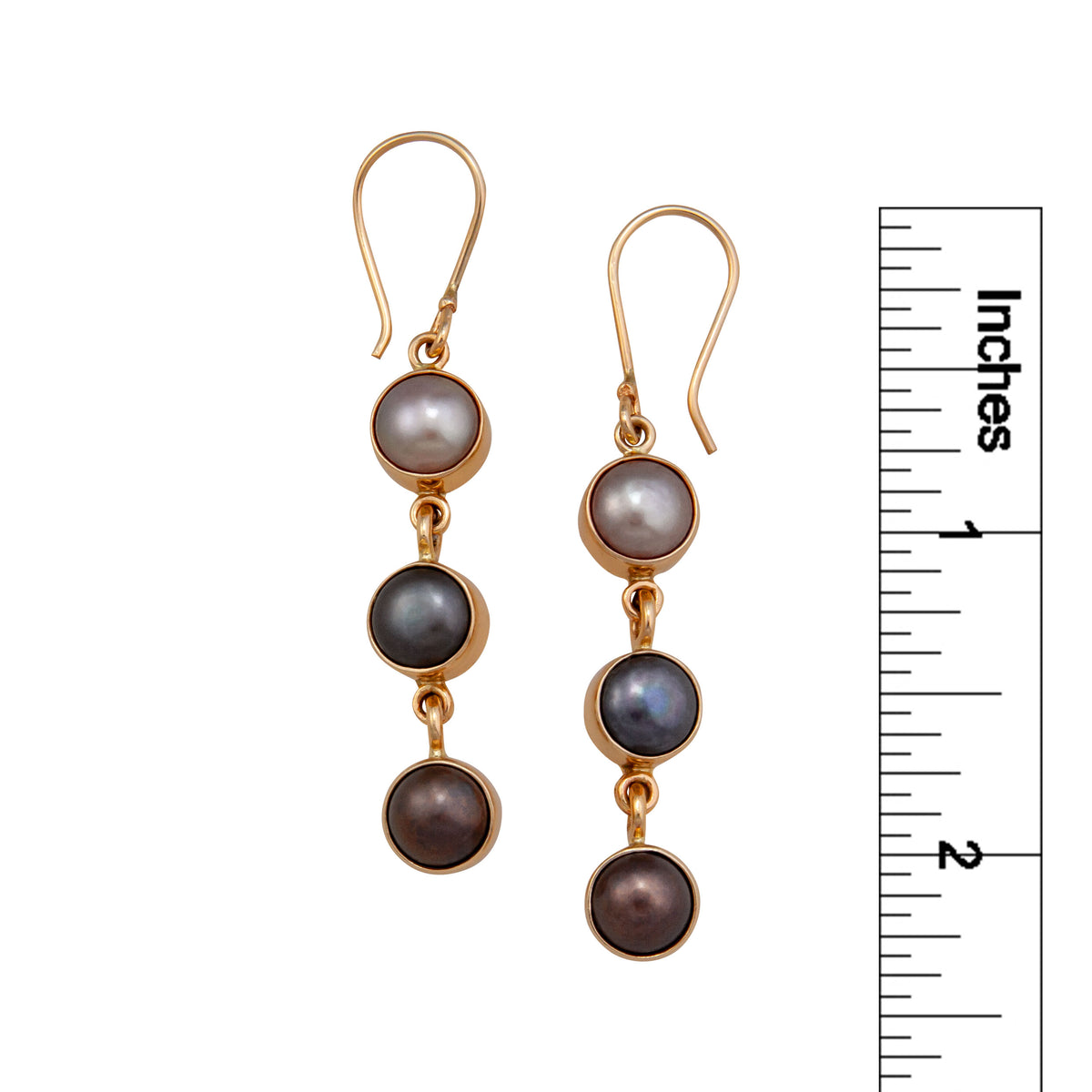Alchemia Multi-Colored Pearl Earrings | Charles Albert Jewelry