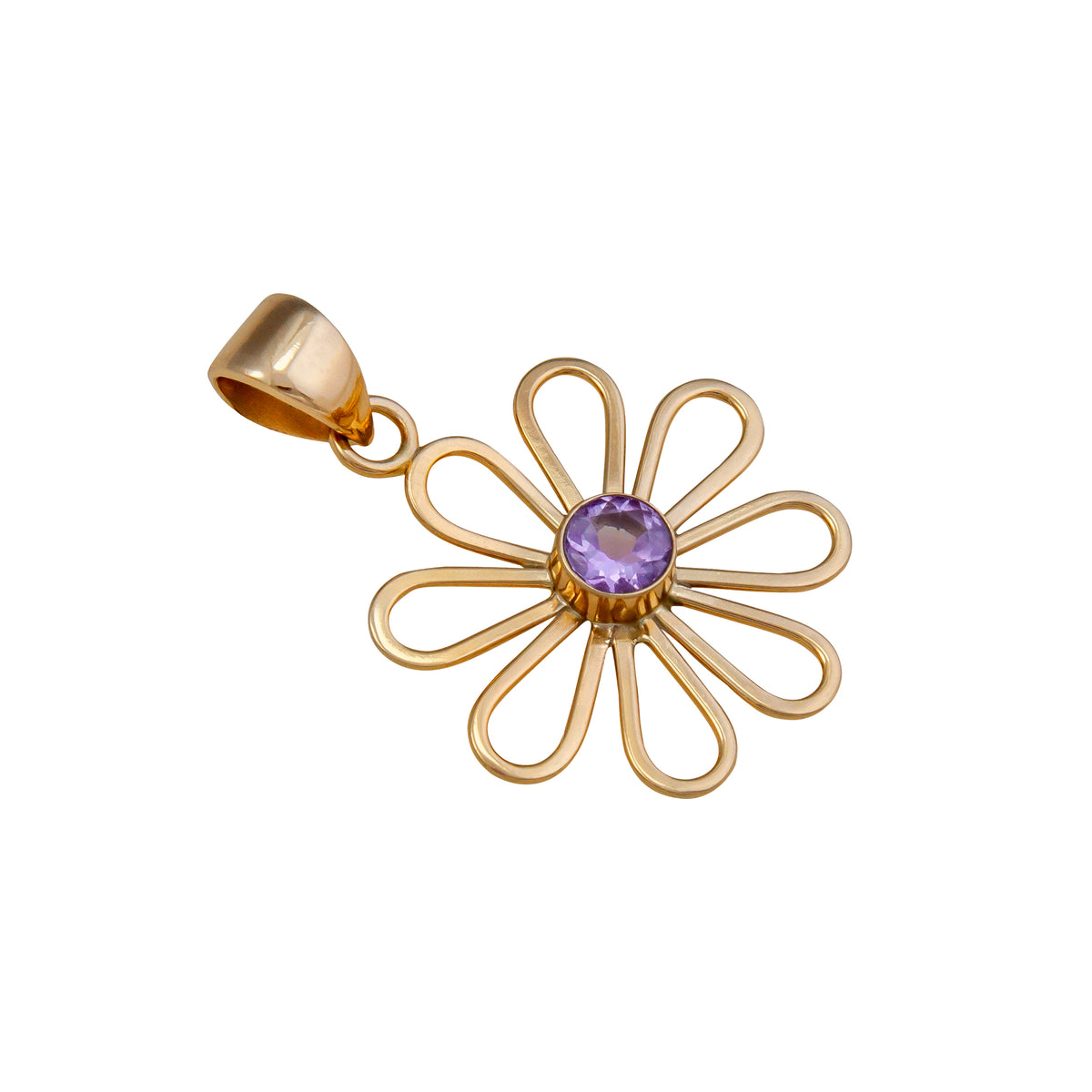 Alchemia Amethyst Flower Pendant | Charles Albert Jewelry