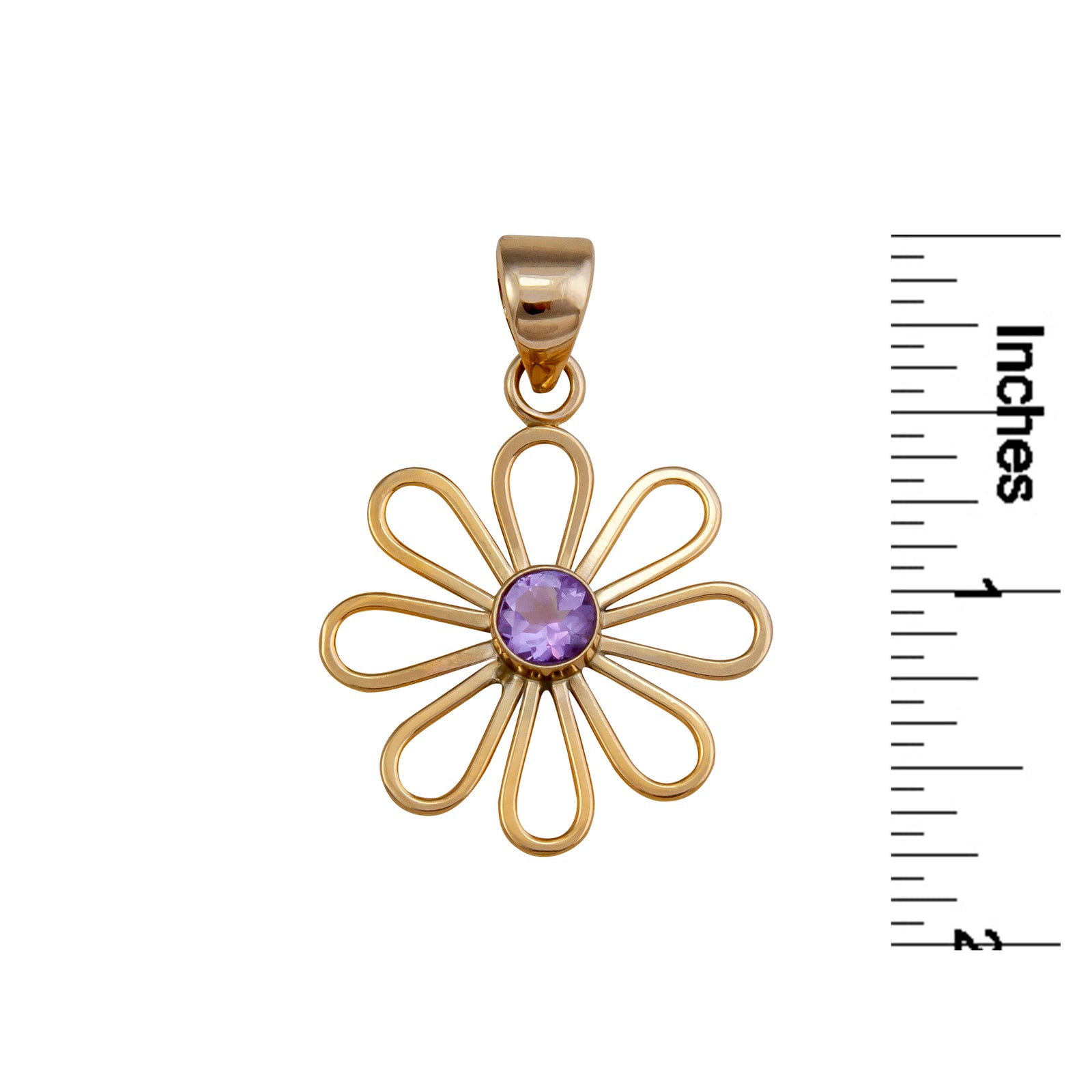 Alchemia Amethyst Flower Pendant | Charles Albert Jewelry