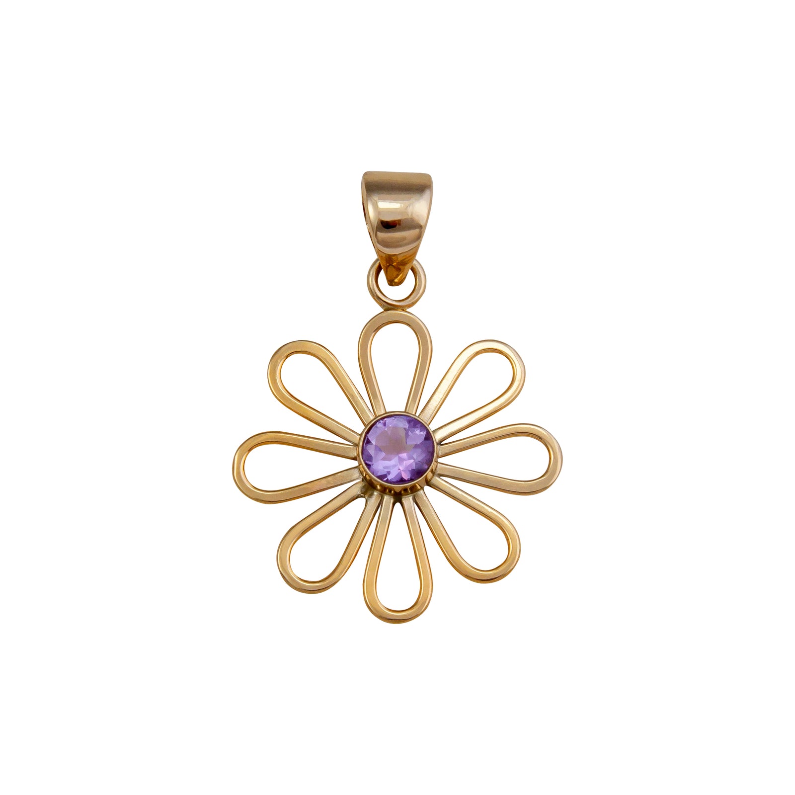 Alchemia Amethyst Flower Pendant | Charles Albert Jewelry