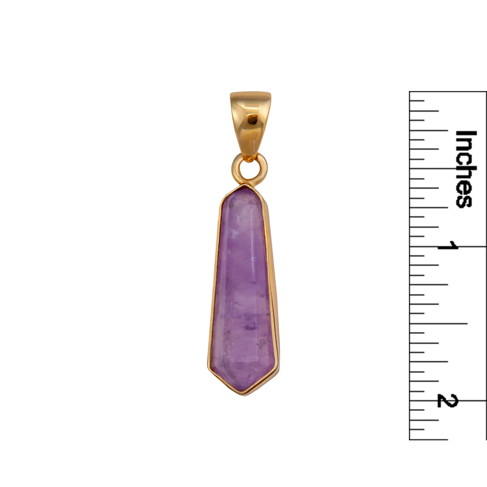 Alchemia Amethyst Quartz Point Pendant | Charles Albert Jewelry