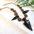 Alchemia Obsidian Arrowhead & Wood Necklace | Charles Albert Jewelry