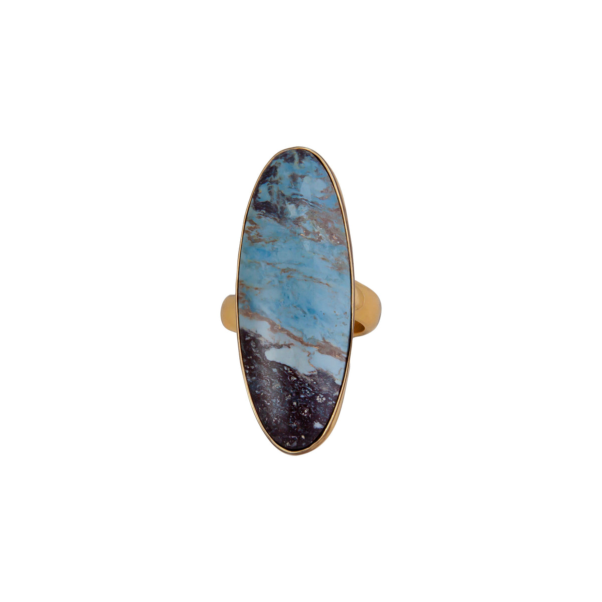 Alchemia Lapis Lazuli Oval Adjustable Ring | Charles Albert Jewelry