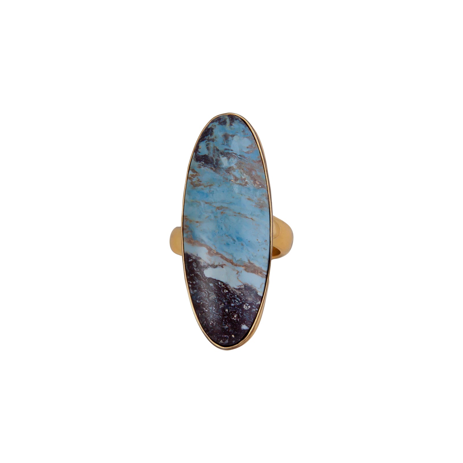 Alchemia Lapis Lazuli Oval Adjustable Ring | Charles Albert Jewelry