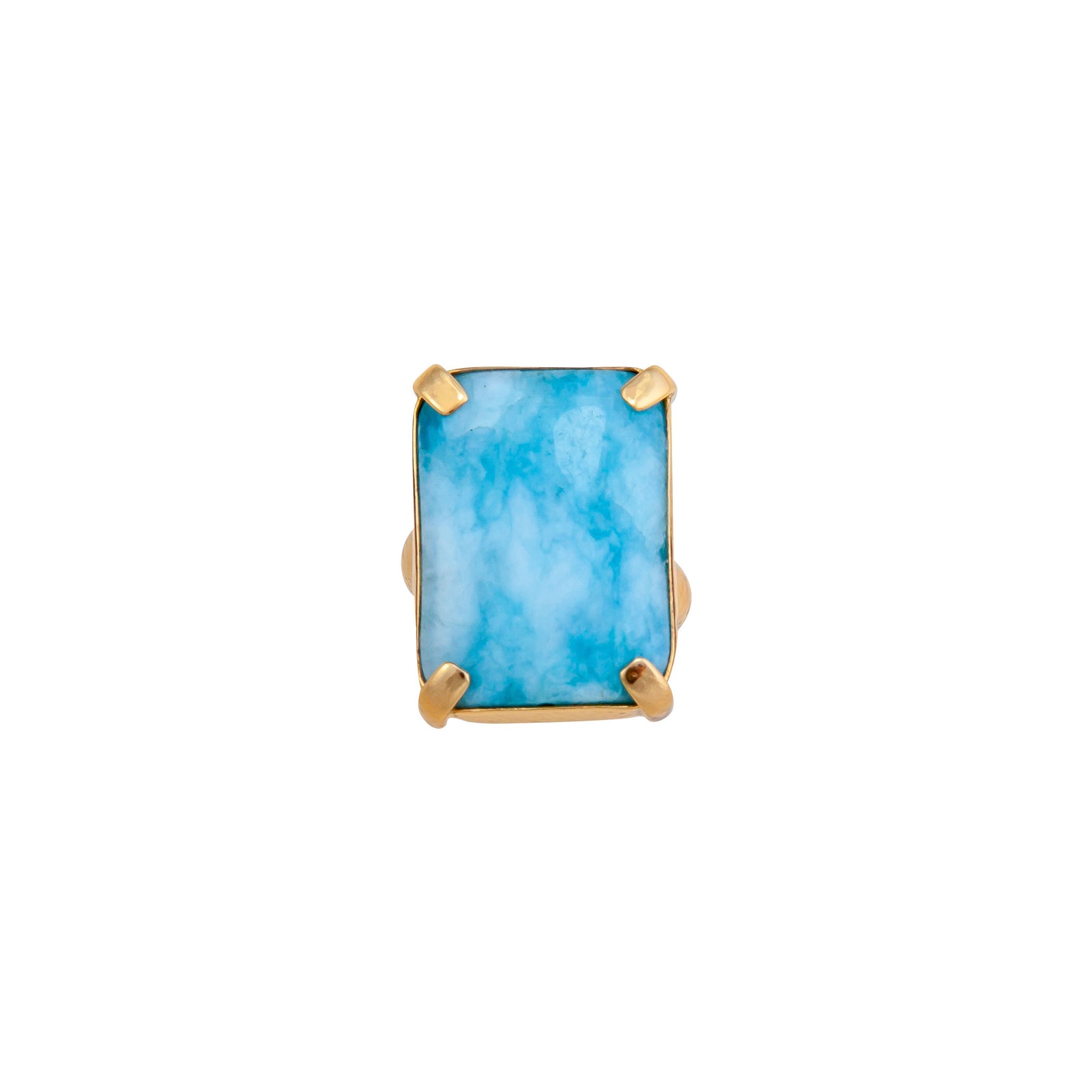 Alchemia Blue Jade Prong Set Ring | Charles Albert Jewelry