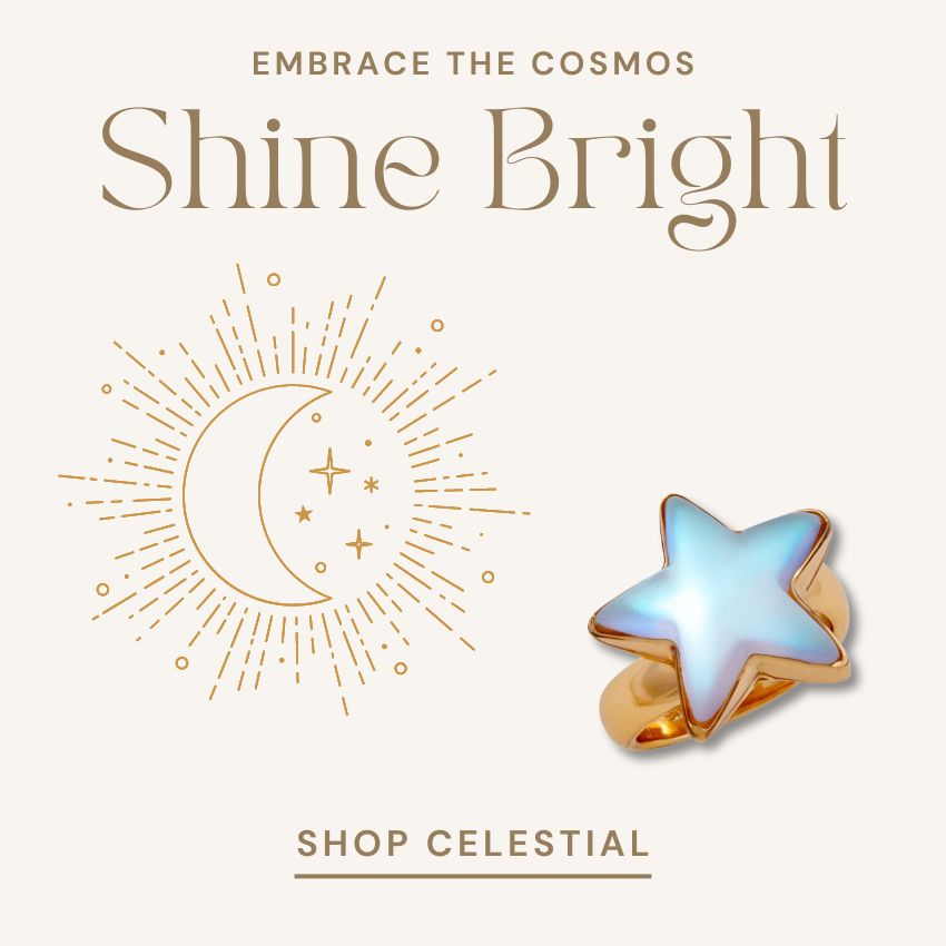 Embrace the cosmos with our Celestial jewelry collection. Suns, Moons, and Stars allow you to shine bright in Charles Albert Jewelry