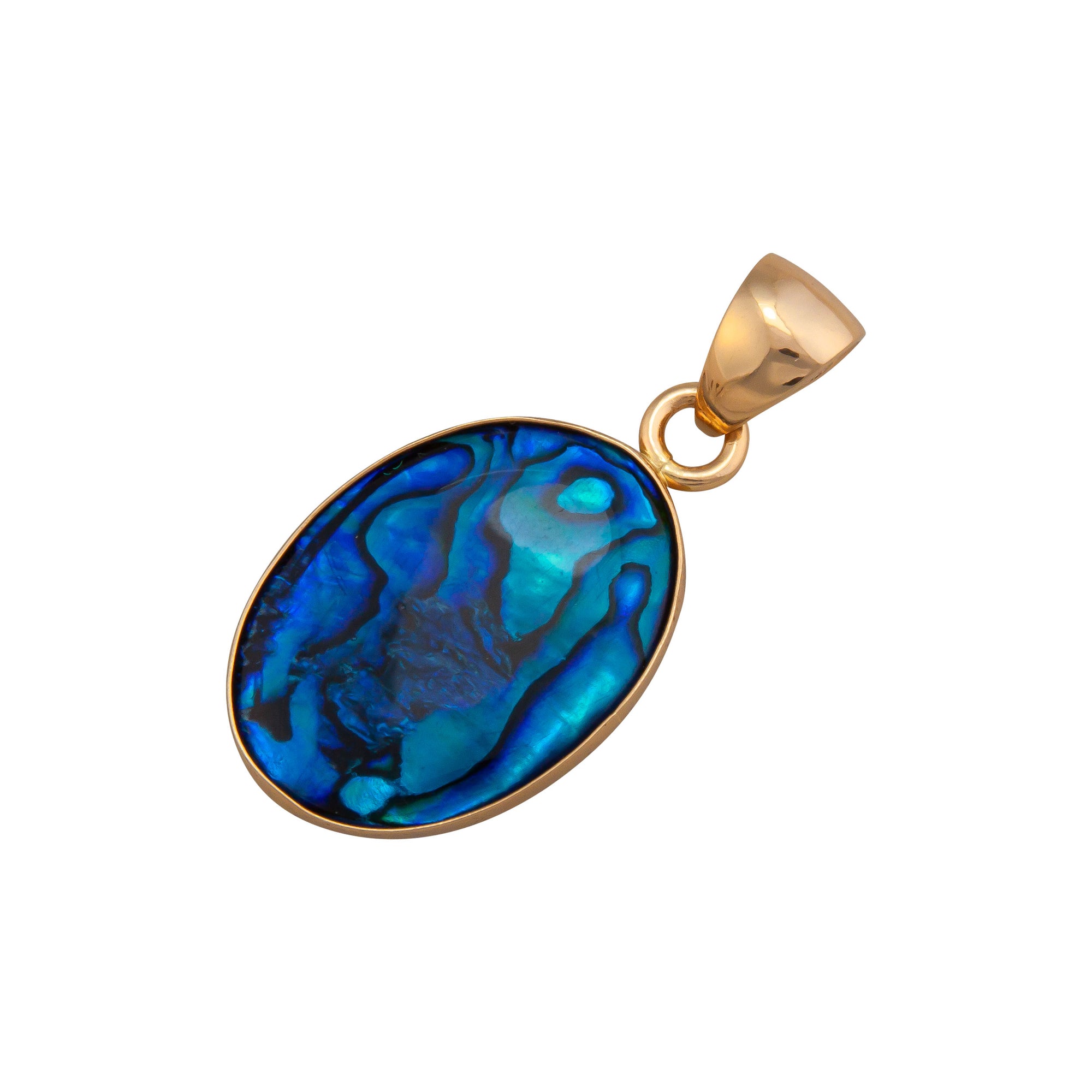 Alchemia Abalone Pendant - Blue | Charles Albert Jewelry