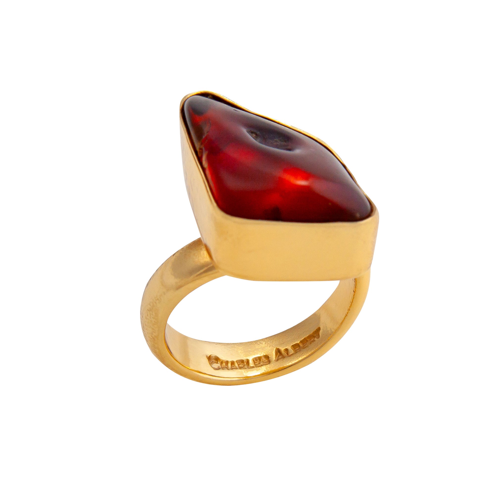 Alchemia Amber Adjustable Ring | Charles Albert Jewelry