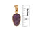 Alchemia Amethyst Extra Small Skull Pendant | Charles Albert Jewelry