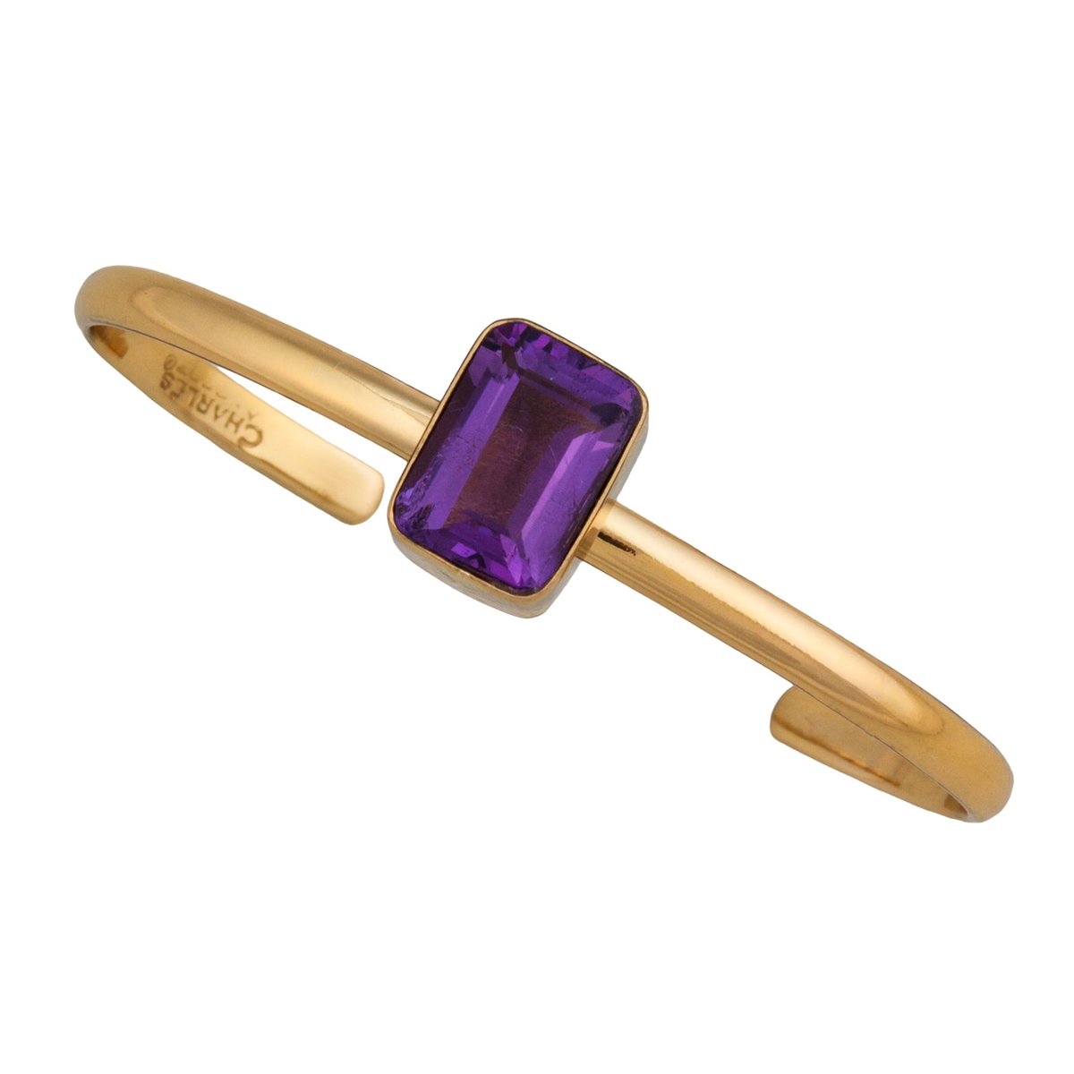 Alchemia Amethyst Mini Cuff | Charles Albert Jewelry